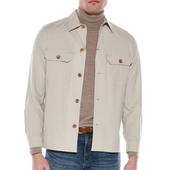 Hugo Boss Men's BOSS Carper Dual Pocket LS Button Overshirt Shacket Relaxed Fit - Picture 1 of 3